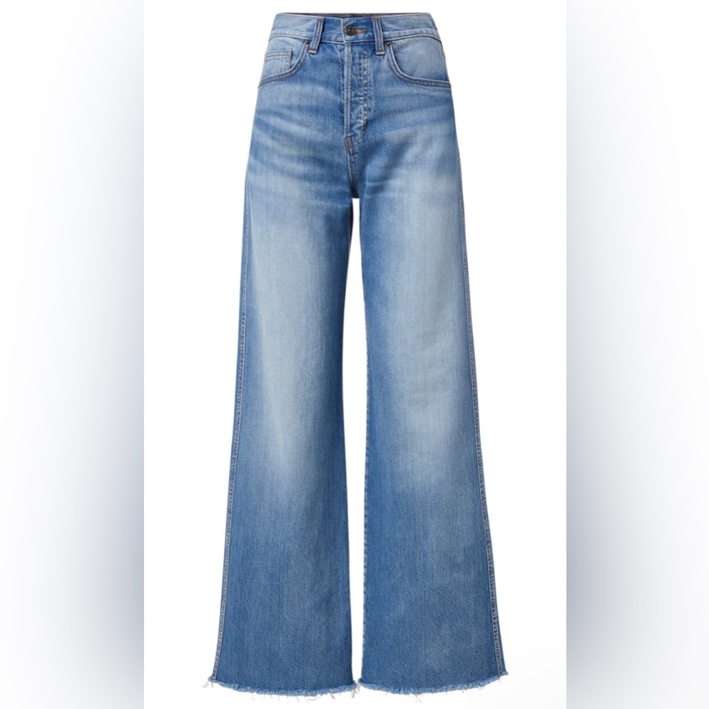 Veronica beard wide leg button fly jeans size 30